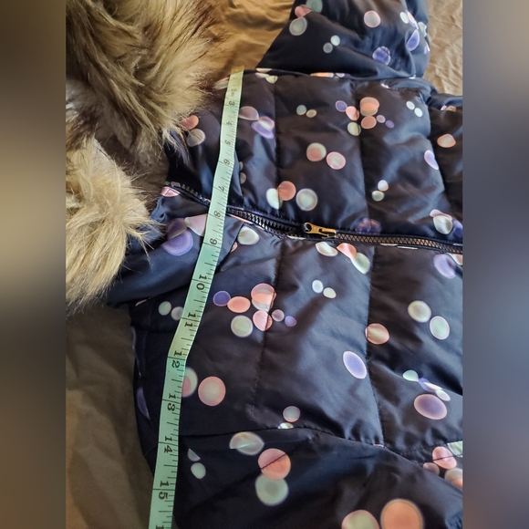 Lands' End Faux Fur Trimmed Coat - Picture 15 of 15